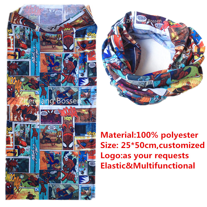 Promotional Customized UV Protection Polyester Tubular Bandana