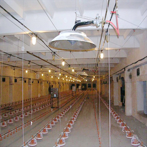 Heater in Poultry House with Prefabricated House Construction