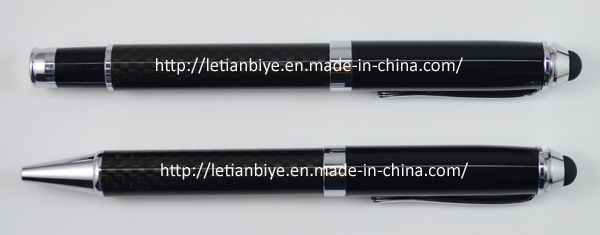 Metal Carbon Fiber Stylus Pen for Advertising (LT-Y123)