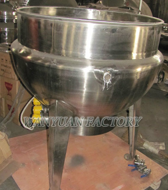 Electric Heating Vertical Jacketed Kettle with Agitator for Jam