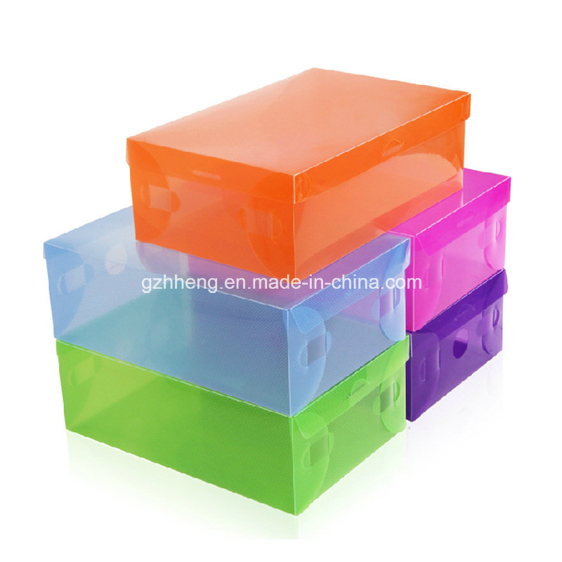 China Plastic Box for Shoes (PVC shoe box)