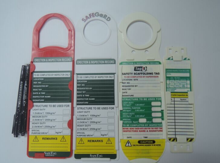 Kinds of Scaffolding Tags & Ladder Tags for Wholesale