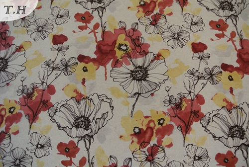 Polyester Cheap Knit Fabric Printed Knitting Fabric