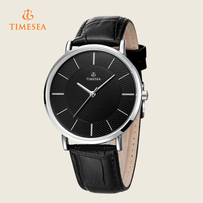 Timesea Analog Mens Quartz Watch with Slim Case 72297