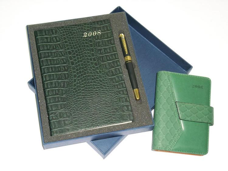 Customized PU Leather Note Book Diary/ Leather Notebook