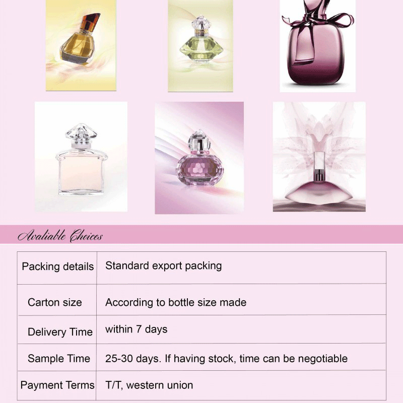 100ml Geometric Polishing Crystal Perfume Bottle