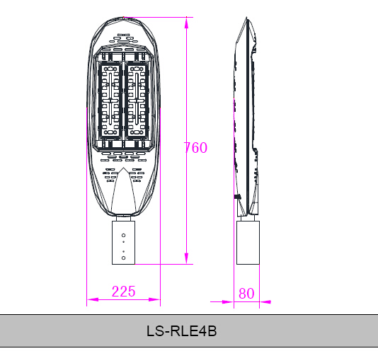 LED Light Outdoor 40W/50W/60W LED Street Lighting