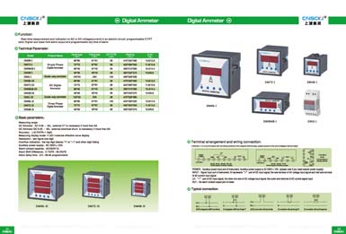 Single Phase LED Display Digital Current Meter