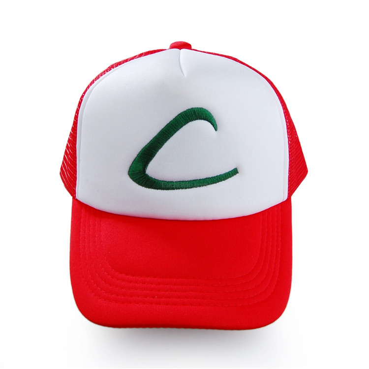 Anime Go Ash Ketchum Embroidery Logo Baseball Hat