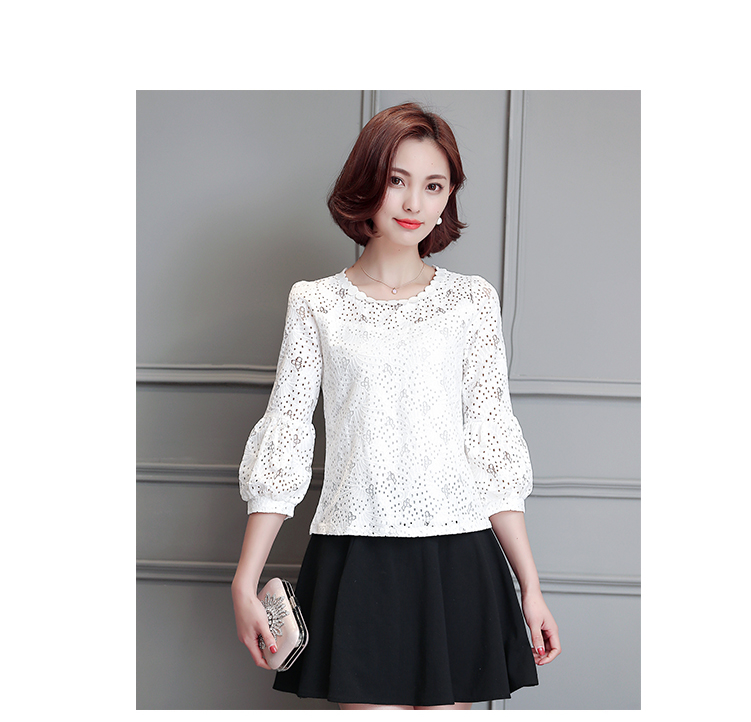 Elegant Summer Fashion Ladies' Lace Blouse