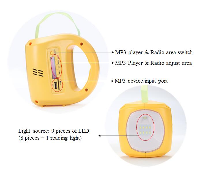 Popular Solar Lantern with LED Light