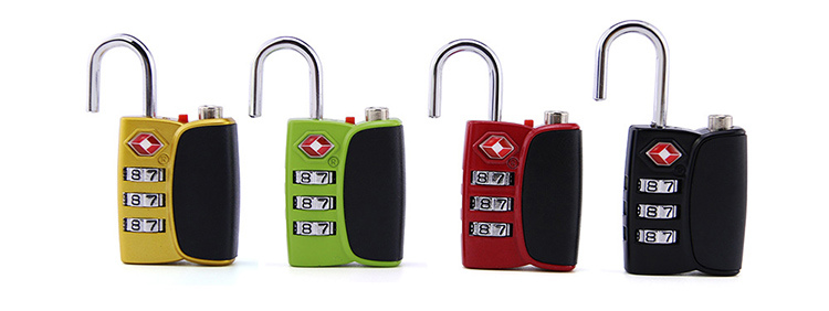 Tsa12068 Zinc Alloy Combination Lock Travel Luggage Bag Code Padlock