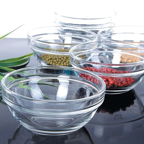 Glass Bowl with Beautiful Design Kitchenware Kb-Hn0486