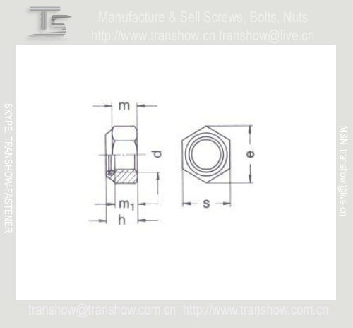 in-Stock Sales DIN985 M5 Nylon Insert Lock Nut