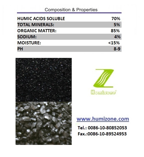 Humizone Granular Sodium Humate Humic Acid From Leonardite