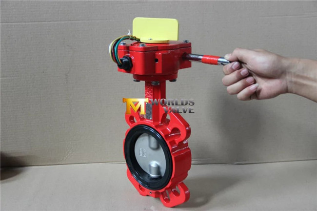 Lever Operated Wafer Butterfly Valve with Double Half Shaft (D71X-10/16)
