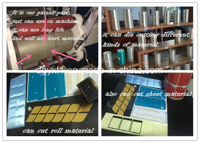 Adhesive Label Colorful Paper Flat Punching Cutter Machine