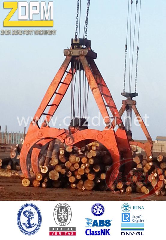 Digging Timber Grab with Double Rope