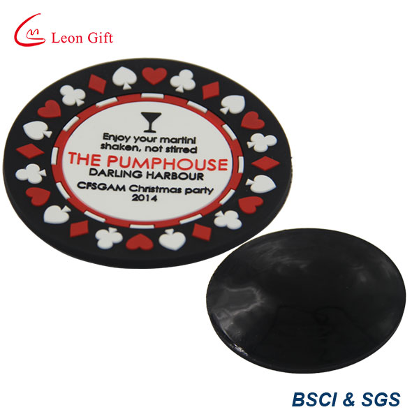 High Quality Custom Soft PVC Coaster (LM1774)