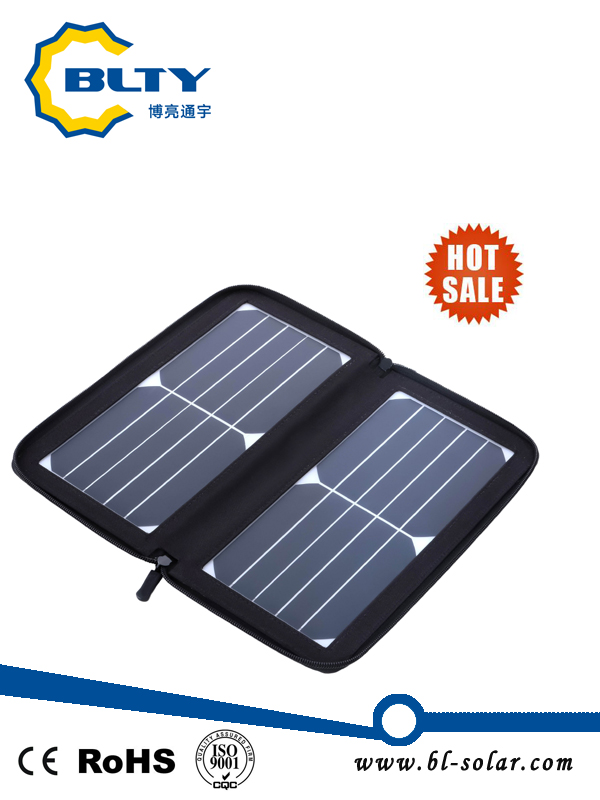 Foldable Solar Pack 5W Solar Panel Charger Bag