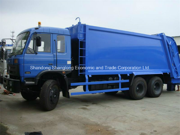 6*4 Dongfeng Compression Garbage Truck with 18cbm Capacity