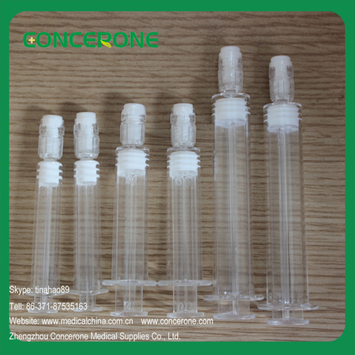 Cosmetic Prefilled Syringe with Caps