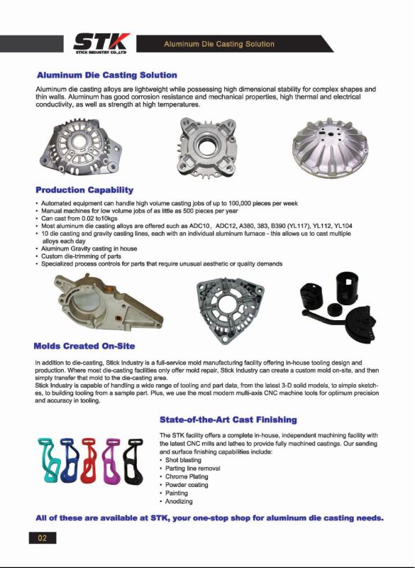 Aluminum Alloy Die Casting for Door and Window Part (STK-ADO0001)