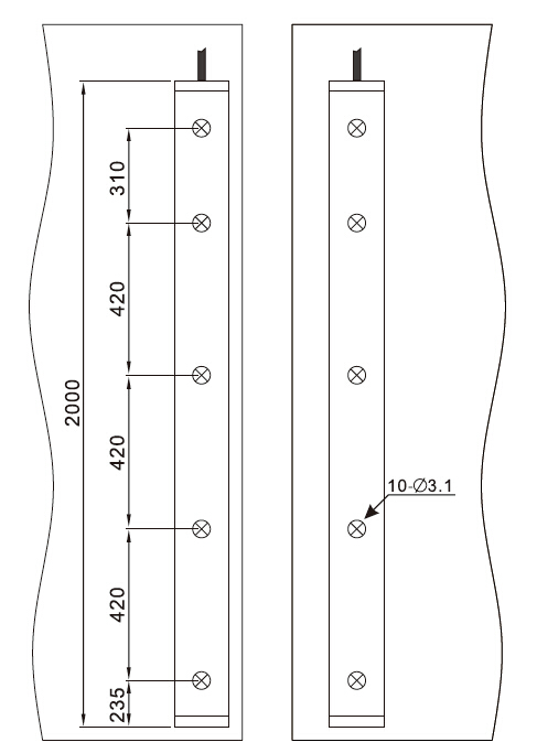 Sft Elevator Light Curtain (SFT-632) with CE CSA