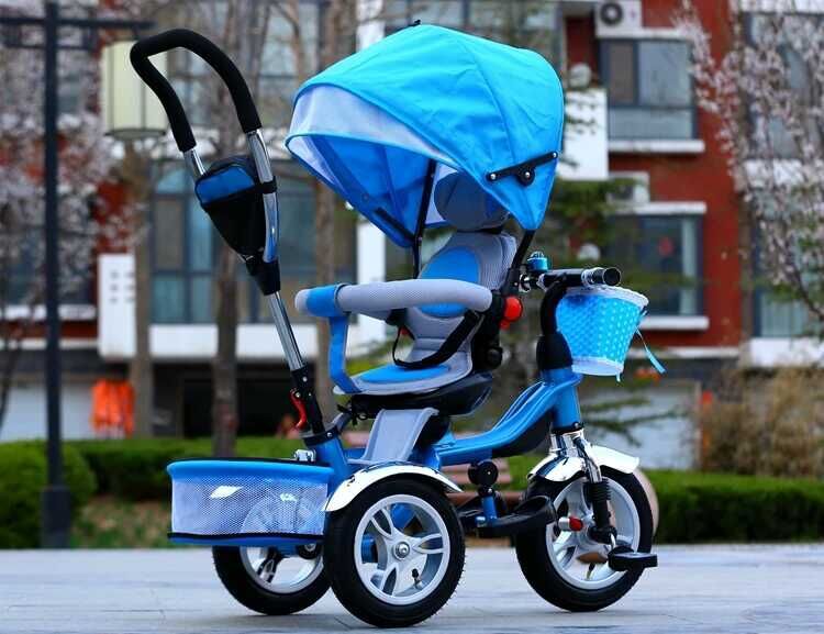 High Quality Rotating Tricycle Trolley Baby Infant Bicycle