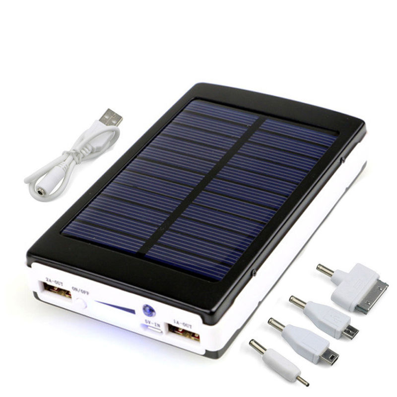 12000mAh Power Bank Solar Mobile Charger