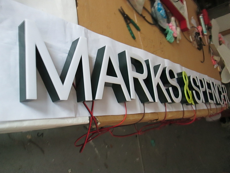 LED Plastic Acrylic Channel Letter and Sign