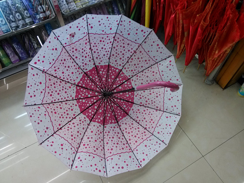 Auto Open Printing Straight Umbrella (JYSU-17)