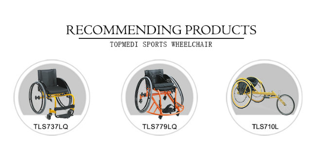 Topmedi Aluminum Manual Racing Sport Wheelchair