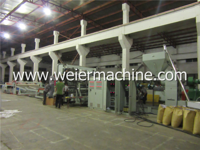 PP PE Sheet Making Machine/PE Board Machine