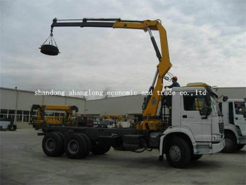 4X2 6 Ton Cargo Truck with Foading Crane