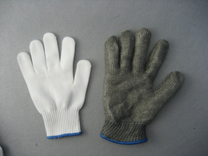 Double Layer Metal Mesh Cut Resistance Work Glove
