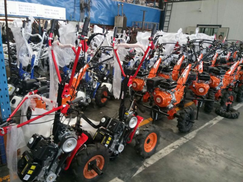 Horizontal Gasoline Engine Powered Tiller Cultivator