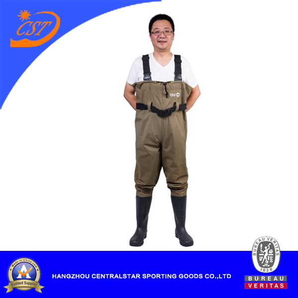 Nylon PVC Waterproof Fihing Wader (7798P)