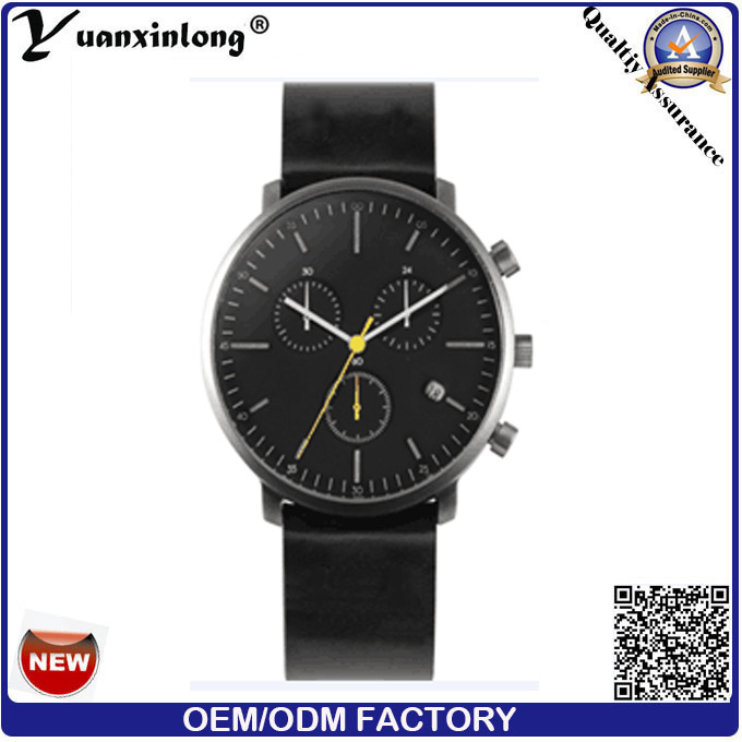 Yxl-469 Factory Custom Fashion Watch Stainless Steel Leather Wrist Watch Men's Business Luxury Mechanical Watches