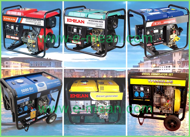 2W/3W/5W, Petrol Power Open Diesel Generator Set (CE)