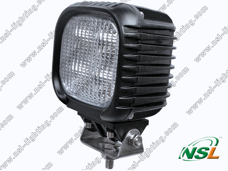 CREE 40W 5 Inch Square, LED Work Lamp Flood Light 10-30V, LED Offroad Driving Fog Super Bright Light