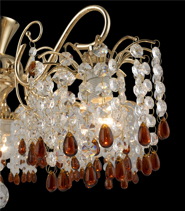 Modern Down Crystal Chandelier Lighting for Living Room