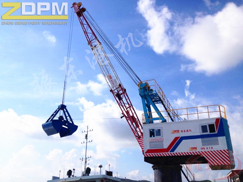 Harbor Single Jib Portal Crane for Barge Handling