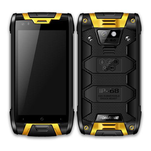 4.5 Inch Quad Cores 4G IP68 NFC Smart Rugged Mobile Phone