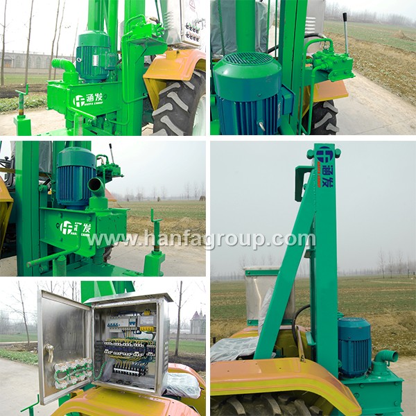 Your Best Choice! Hf100t Tractor Mounted Water Well Drilling Rig Machine for Farm Irrigation Well