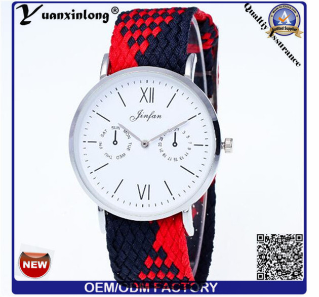 Yxl-201 Canvas Woven Strap Watch Military Marine Nato Nylon Watch Men Quartz Hot Sale Casual Wrist Watch