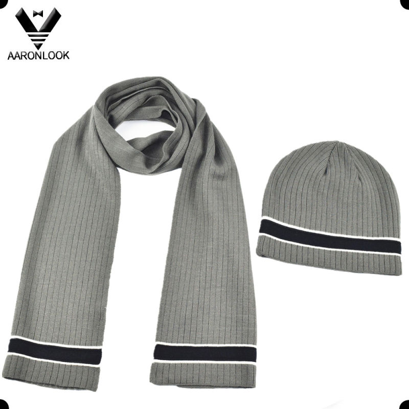 2016 Latest Stripe Knitted Men's Fashion Beanie Hat