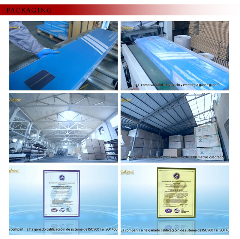 V Groove HDF AC4 Imported Paper Laminated Flooring