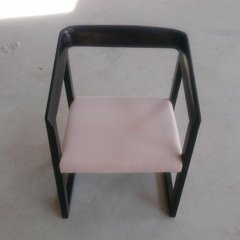 New Design Home Furniture Wood Chair with Fabric Seat