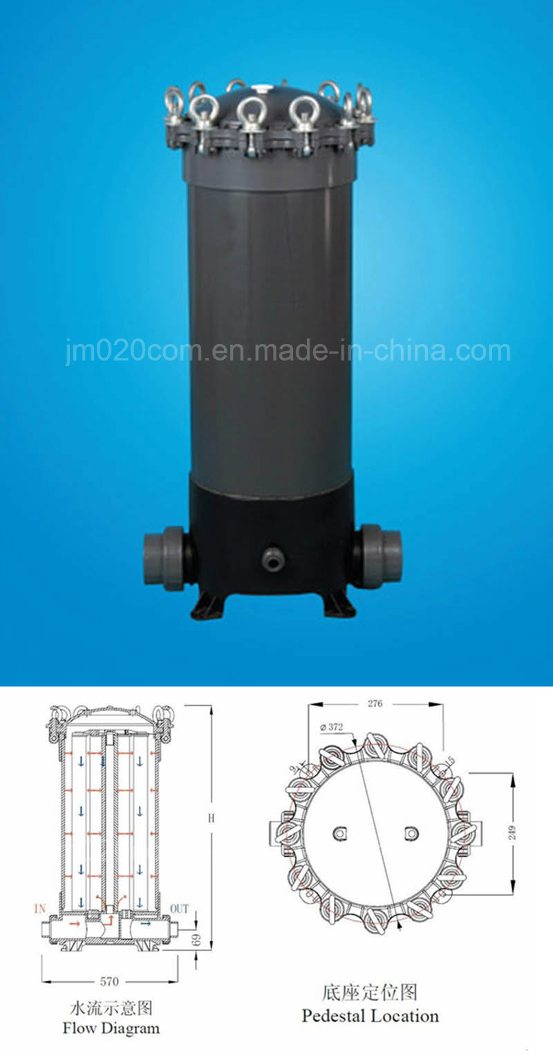 PVC Cartridge Filter Housing for Industrial Water Treatment